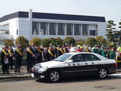 4月6日　名取市春の交通安全運動出発式